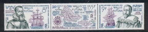 Wallis-Futuna-1986 Discovery of Horn Is pr + label