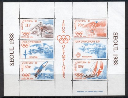 Wallis-Futuna-1988 Summer Olympics Seoul MS