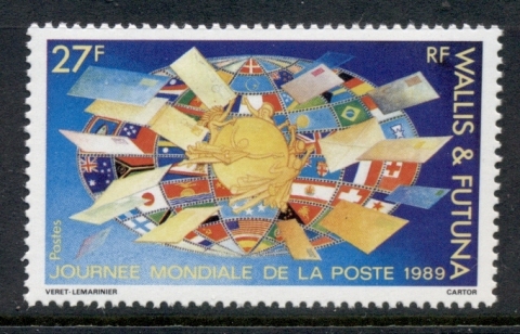 Wallis-Futuna-1989 World Post Day