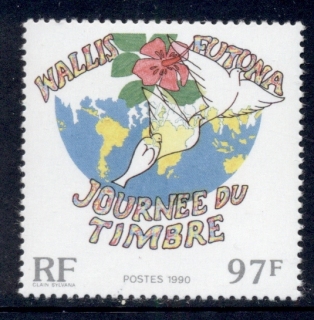 Wallis-Futuna-1990 Stamp day