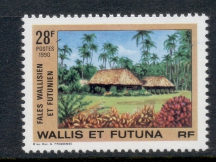 Wallis-Futuna-1990 Native Hut