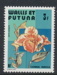 Wallis-Futuna-1982 Flowers 3f