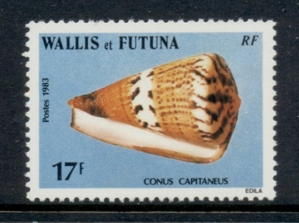 Wallis-Futuna-1983-84 Seahsells 17f