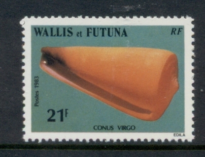 Wallis-Futuna-1983-84 Seahsells 21f