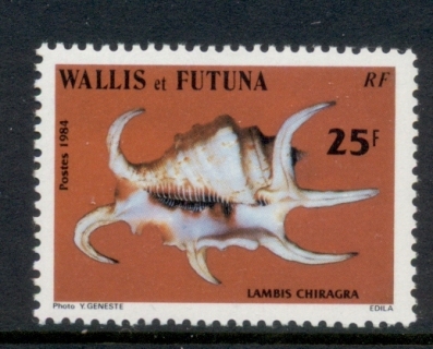 Wallis-Futuna-1983-84 Seahsells 25f