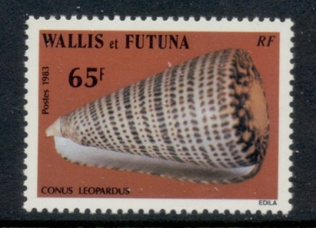 Wallis-Futuna-1983-84 Seahsells 65f