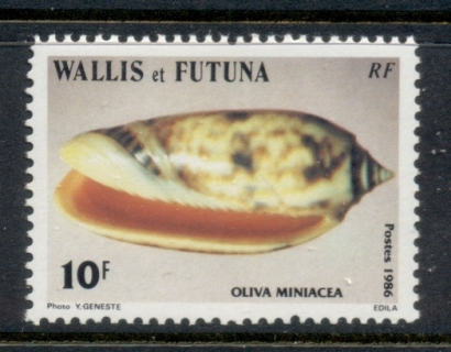 Wallis-Futuna-1986 Seahsells 10f