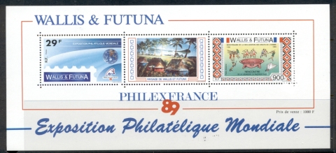 Wallis-Futuna-1989 Philex France, Declaration of Human Rights MS