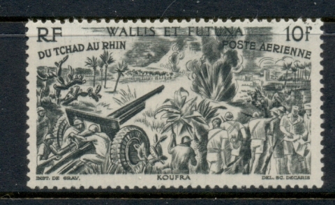 Wallis-Futuna-1946 Chad to Rhine 10f