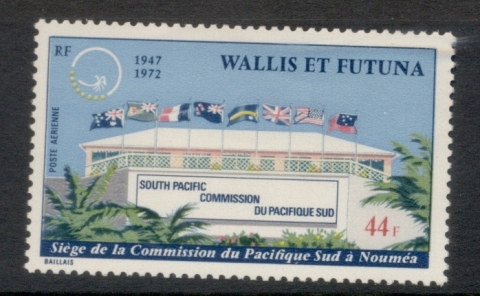 Wallis-Futuna-1972 South pacific Commission