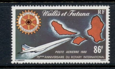 Wallis-Futuna-1980 Concorde, Rotary Intl