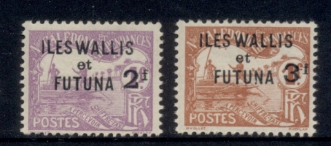 Wallis-Futuna-1927 Postage Dues Surch