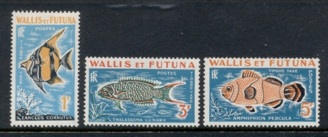 Wallis-Futuna-1963 Postage Dues, Fish