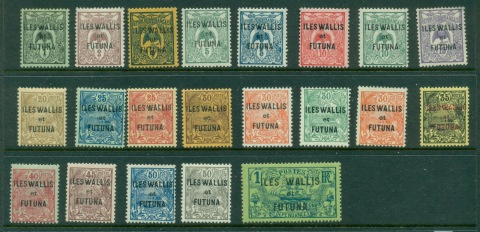 Wallis & Futuna 1920-28 Pictorials, Opts on New Caledonia Asst