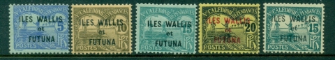 Wallis & Futuna 1920 Postage Due Asst