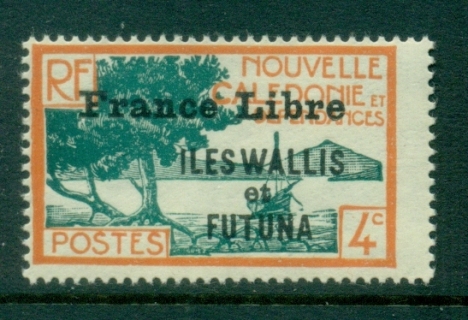 Wallis-Futuna-1941-43 Pictorials Opt France Libre 4c