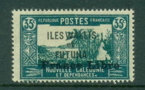 Wallis & Futuna 1941-43 Pictorials Opt France Libre 35c
