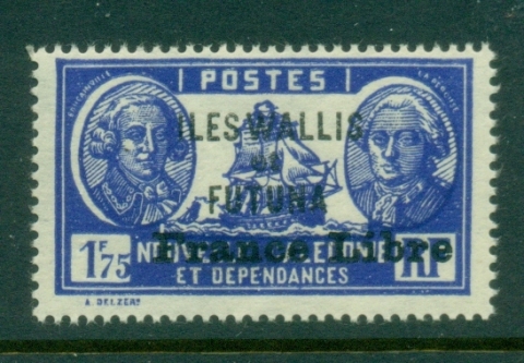 Wallis & Futuna 1941-43 Pictorials Opt France Libre 1.75f