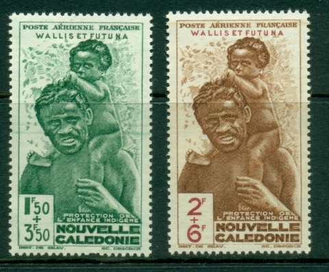 Wallis & Futuna 1942 Native Children;s Welfare Fund
