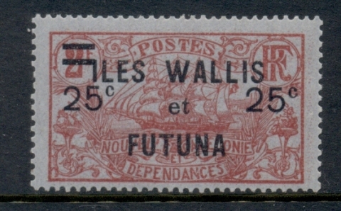 Wallis-Futuna-1924-27 Pictorial Surch 25c on 2f