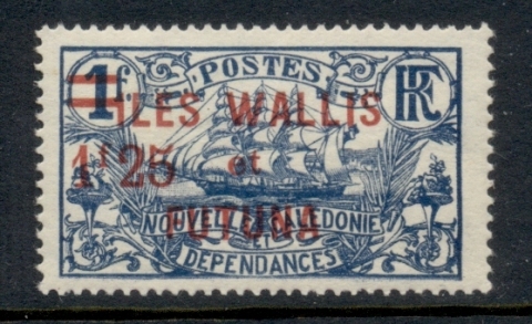 Wallis-Futuna-1924-27 Pictorial Surch 1.25f on 1f