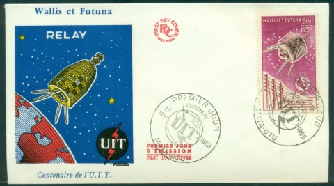 Wallis-Futuna-1965-ITU-Centenary-FDC