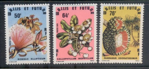 Wallis-Futuna-1979-Flowers-MUH