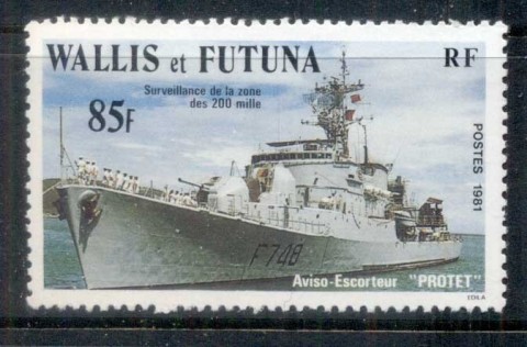 Wallis-Futuna-1981-200-Mile-Zone-Suirveliiance-Ship