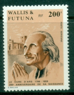 Wallis-Futuna-1986-Cure-of-Ars-Birth-Bicentenary-MUH