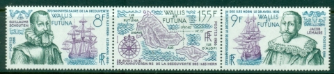 Wallis-Futuna-1986-Discovery-of-Horn-Is-370th-anniv-MUH