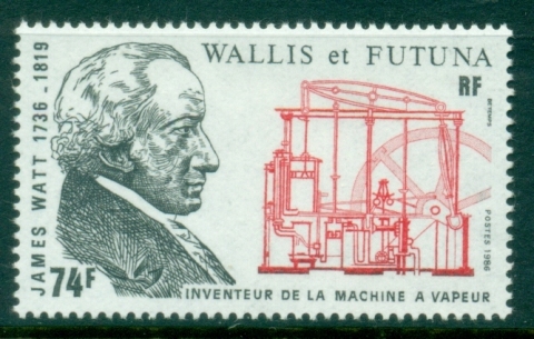 Wallis-Futuna-1986-James-Watt-Inventor