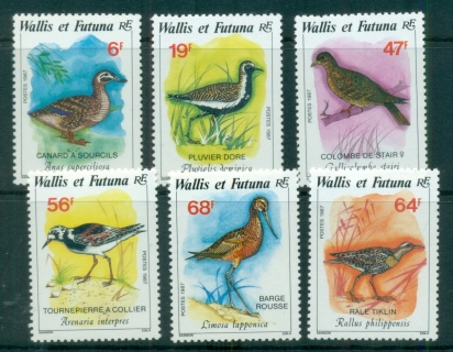 Wallis-Futuna-1987-Birds-MUH