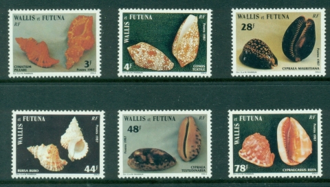 Wallis-Futuna-1987-Seashells-MUH