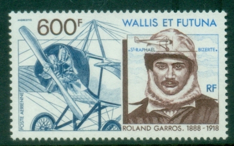 Wallis-Futuna-1988-Garros-Bleriot-Aircraft-MUH