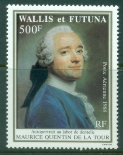 Wallis-Futuna-1988-Painting-self-portrait-Quentin-de-la-Tour-MUH