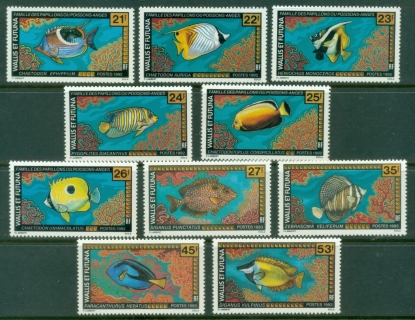 Wallis-Futuna-1992-3-Marine-Life-Fish-MUH