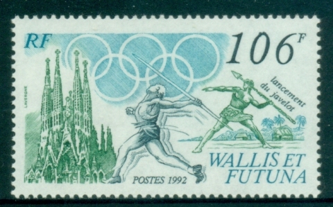 Wallis-Futuna-1992-Summer-Olympics-Barcelona-MUH