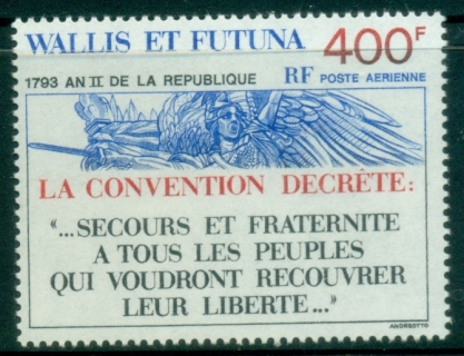 Wallis-Futuna-1993-Second-Year-of-French-republic-Bicentenary-MUH