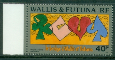 Wallis-Futuna-1994-Symbols-of-Playing-Card-Suits-MUH