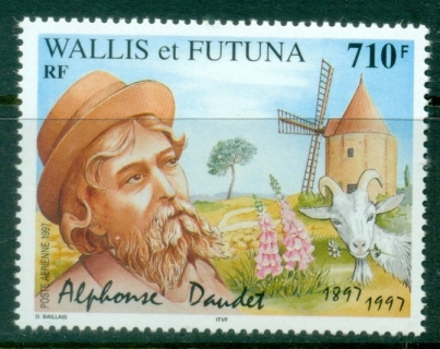 Wallis-Futuna-1997-Alphonse-Daudet-Writer-MUH