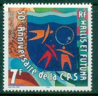 Wallis-Futuna-1997-CPS-50th-Anniversary-MUH