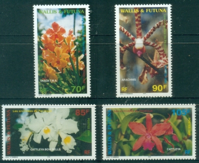 Wallis-Futuna-1998-Flowers-Orchids-MUH