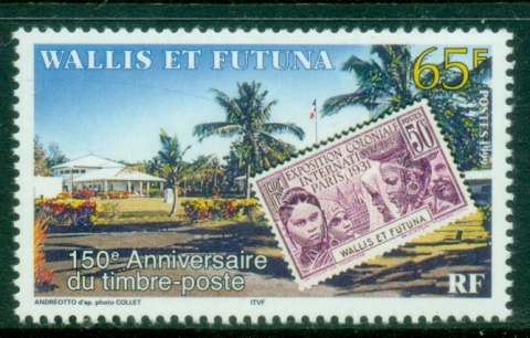 Wallis-Futuna-1999-French-Postage-Stamp-150th-Anniversary-MUH