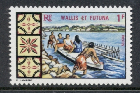 Wallis-Futuna-1969 Outrigger Canoe