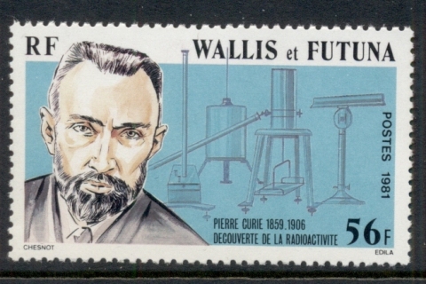 Wallis-Futuna-1981 Pierre Curie, Radioactivity