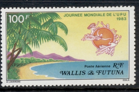 Wallis-Futuna-1983 World UPU day