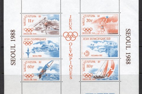Wallis-Futuna-1988 Summer Olympics Seoul MS
