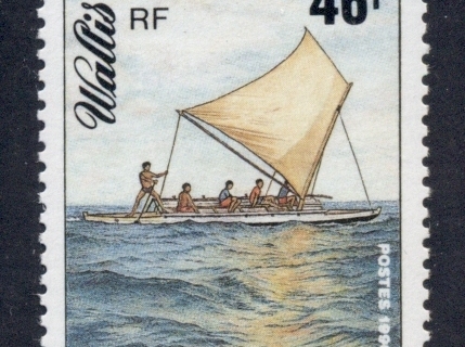 Wallis-Futuna-1990 Ship, Pirogue