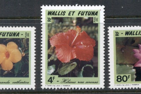 Wallis-Futuna-1991 Flowers