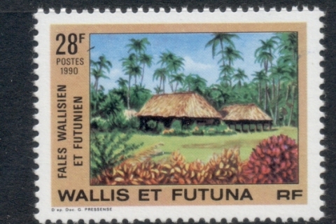 Wallis-Futuna-1990 Native Hut